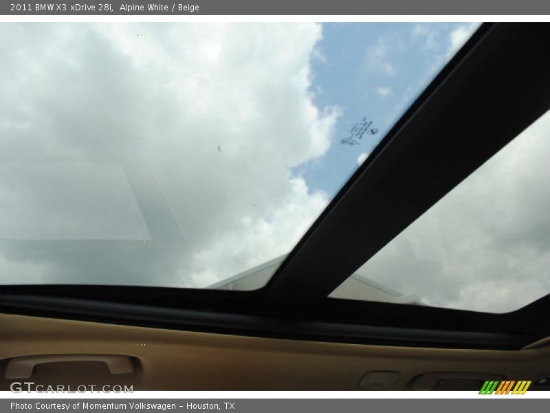 Alpine White / Beige 2011 BMW X3 xDrive 28i