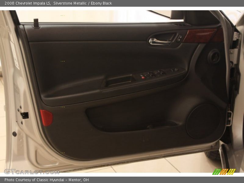 Silverstone Metallic / Ebony Black 2008 Chevrolet Impala LS