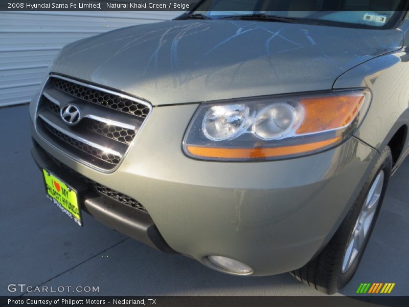 Natural Khaki Green / Beige 2008 Hyundai Santa Fe Limited