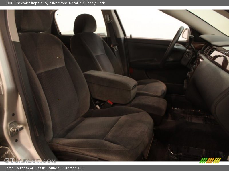 Silverstone Metallic / Ebony Black 2008 Chevrolet Impala LS
