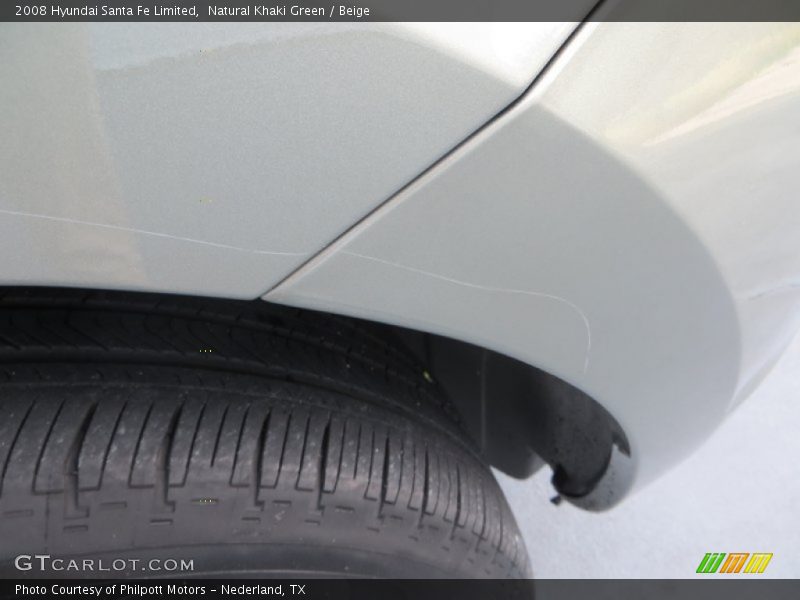 Natural Khaki Green / Beige 2008 Hyundai Santa Fe Limited