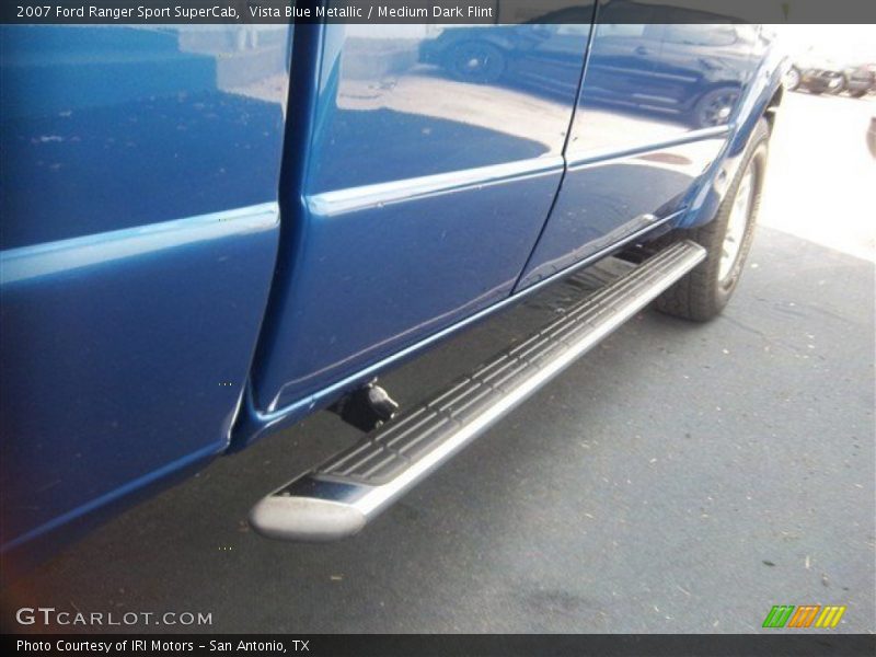 Vista Blue Metallic / Medium Dark Flint 2007 Ford Ranger Sport SuperCab