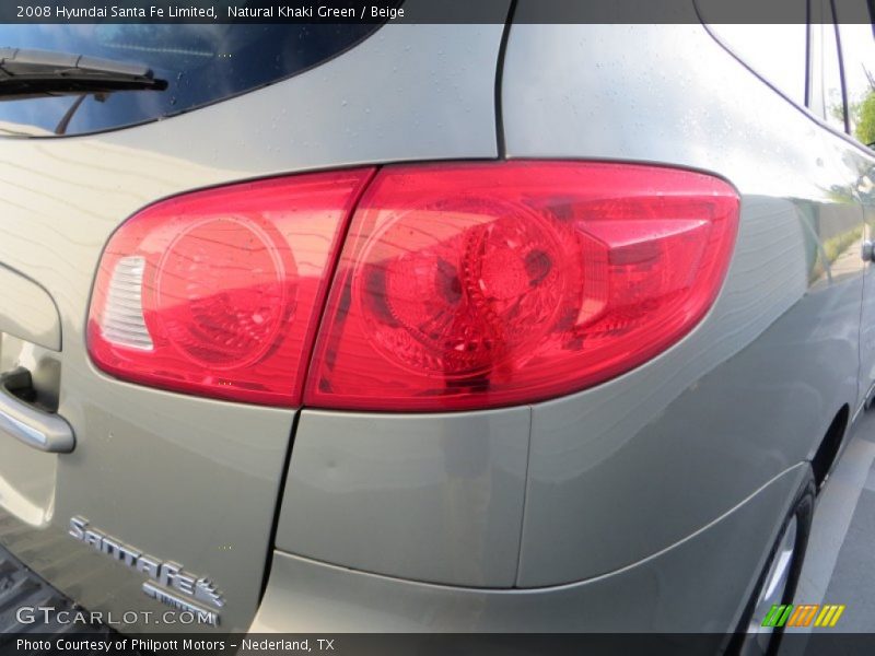 Natural Khaki Green / Beige 2008 Hyundai Santa Fe Limited