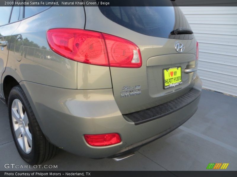 Natural Khaki Green / Beige 2008 Hyundai Santa Fe Limited
