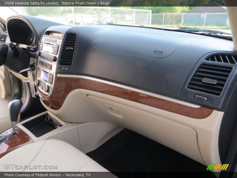 Natural Khaki Green / Beige 2008 Hyundai Santa Fe Limited