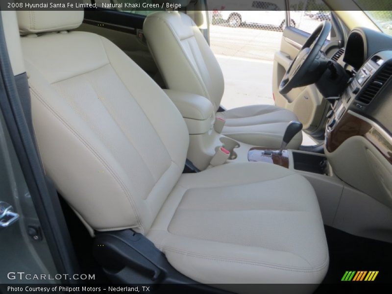Natural Khaki Green / Beige 2008 Hyundai Santa Fe Limited