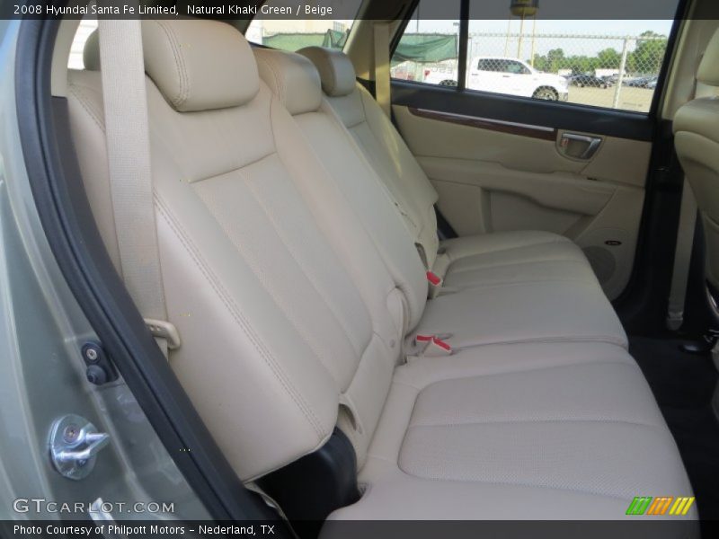 Natural Khaki Green / Beige 2008 Hyundai Santa Fe Limited