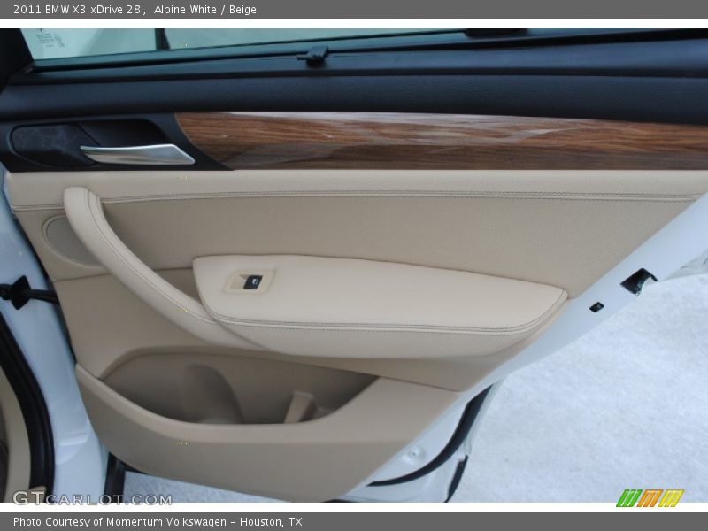Alpine White / Beige 2011 BMW X3 xDrive 28i