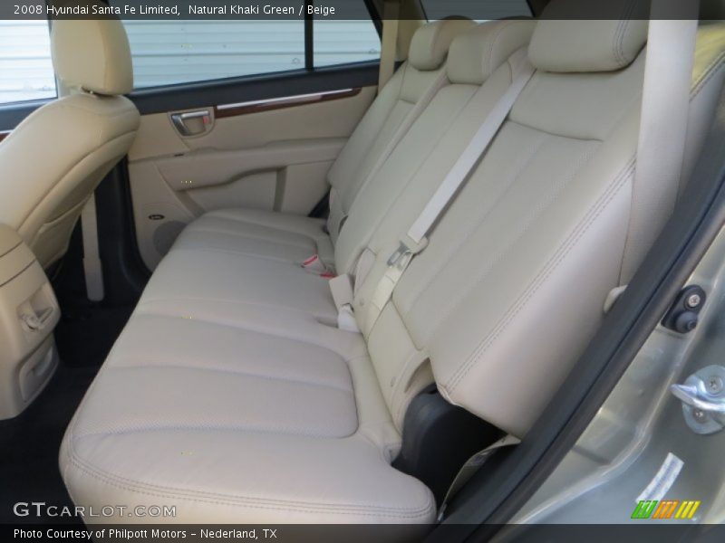 Natural Khaki Green / Beige 2008 Hyundai Santa Fe Limited