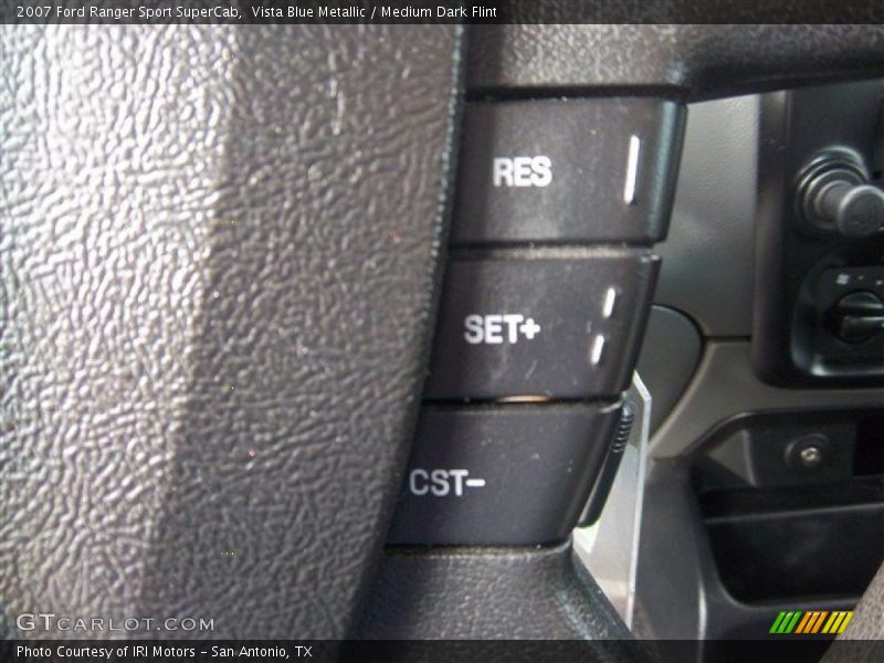Vista Blue Metallic / Medium Dark Flint 2007 Ford Ranger Sport SuperCab