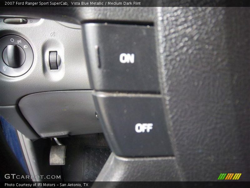 Vista Blue Metallic / Medium Dark Flint 2007 Ford Ranger Sport SuperCab