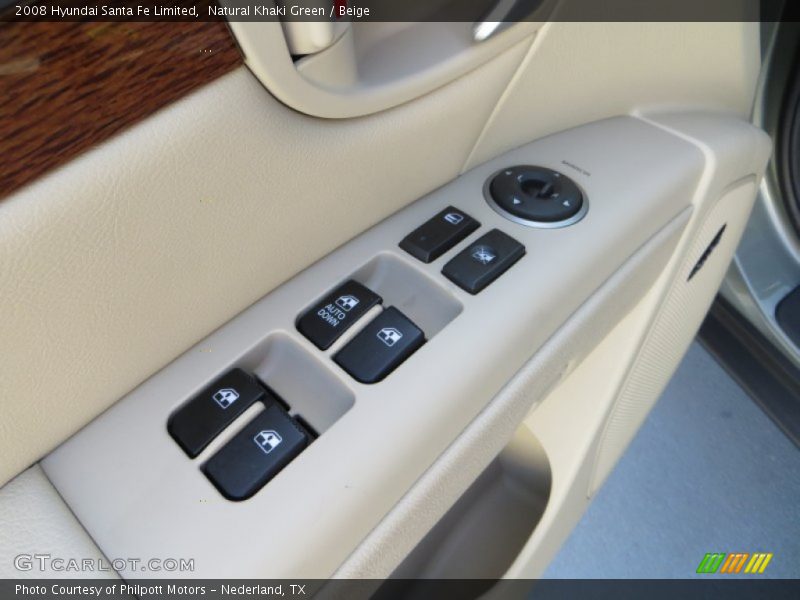 Natural Khaki Green / Beige 2008 Hyundai Santa Fe Limited