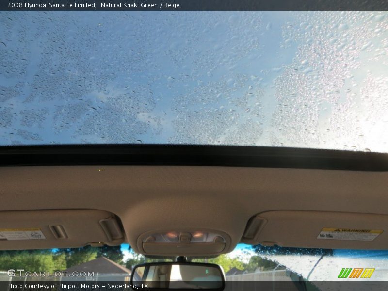 Natural Khaki Green / Beige 2008 Hyundai Santa Fe Limited