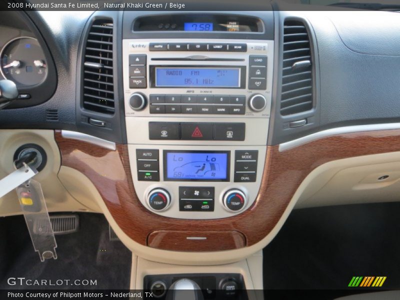 Natural Khaki Green / Beige 2008 Hyundai Santa Fe Limited