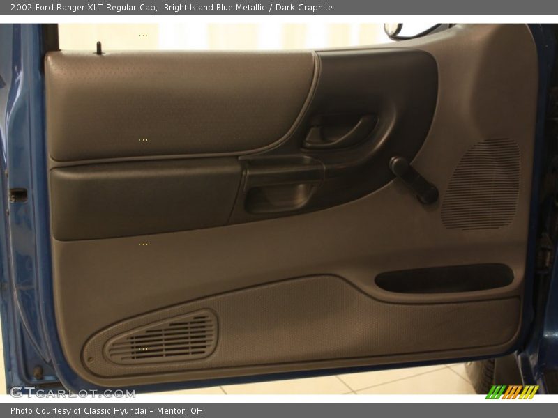 Bright Island Blue Metallic / Dark Graphite 2002 Ford Ranger XLT Regular Cab