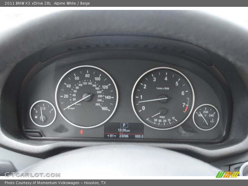 Alpine White / Beige 2011 BMW X3 xDrive 28i