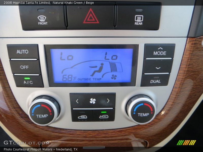 Natural Khaki Green / Beige 2008 Hyundai Santa Fe Limited