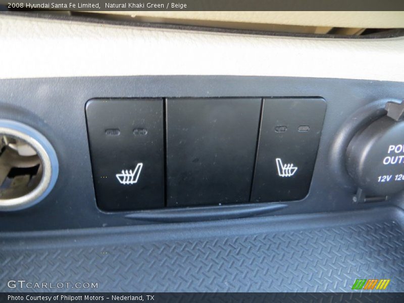 Natural Khaki Green / Beige 2008 Hyundai Santa Fe Limited