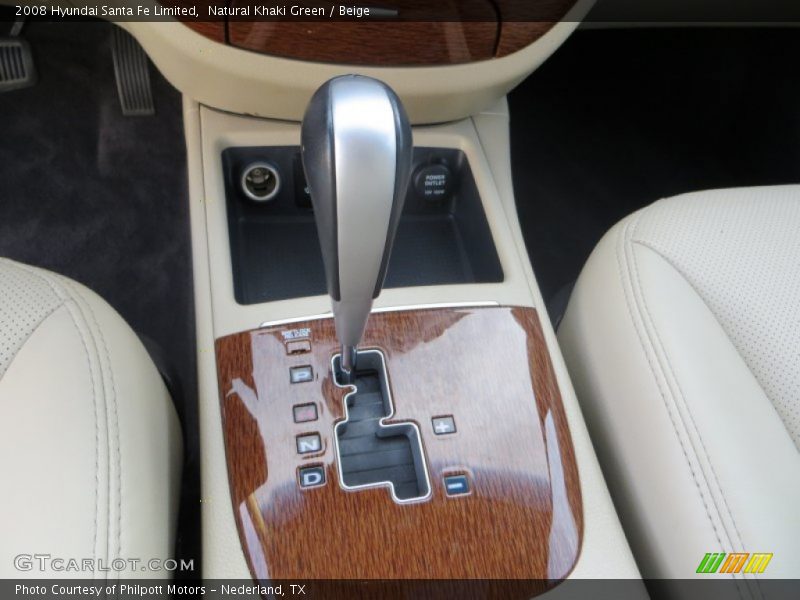 Natural Khaki Green / Beige 2008 Hyundai Santa Fe Limited