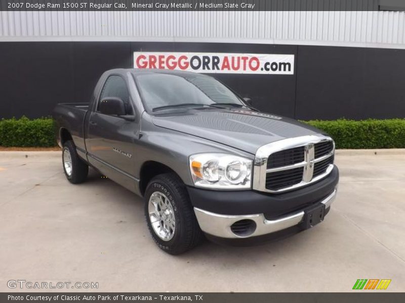 Mineral Gray Metallic / Medium Slate Gray 2007 Dodge Ram 1500 ST Regular Cab