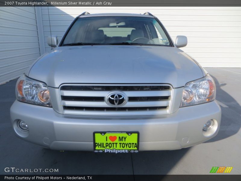 Millenium Silver Metallic / Ash Gray 2007 Toyota Highlander