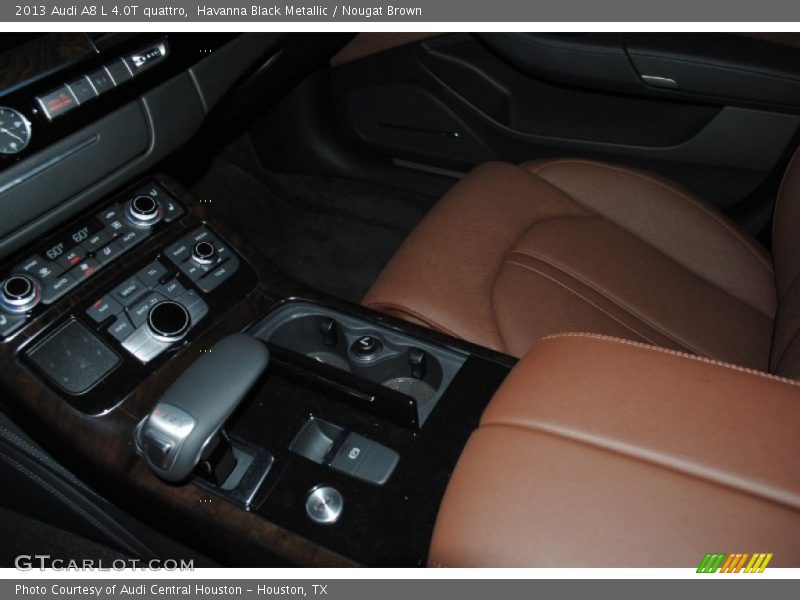 Havanna Black Metallic / Nougat Brown 2013 Audi A8 L 4.0T quattro