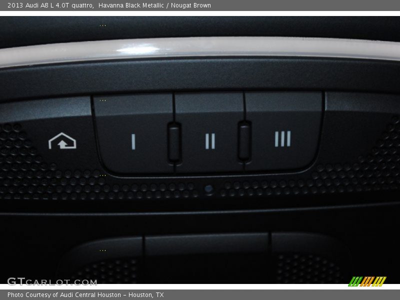Havanna Black Metallic / Nougat Brown 2013 Audi A8 L 4.0T quattro