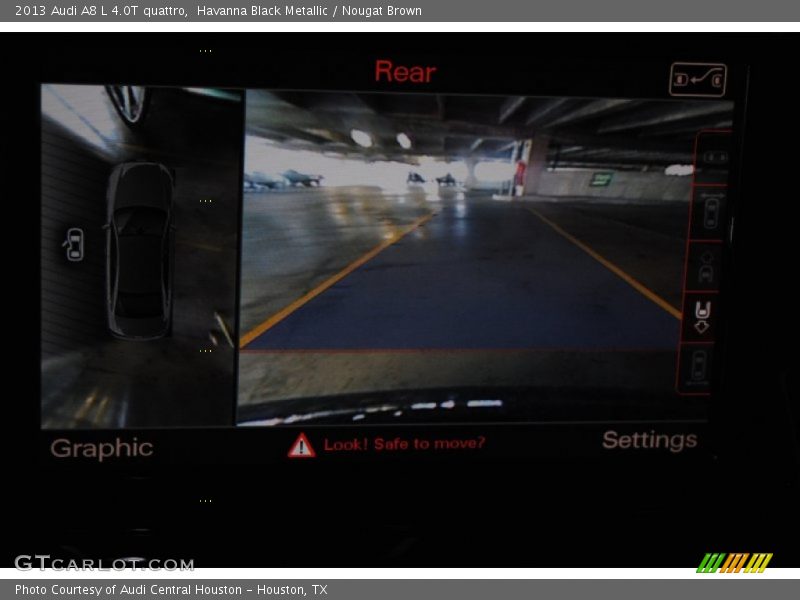Havanna Black Metallic / Nougat Brown 2013 Audi A8 L 4.0T quattro