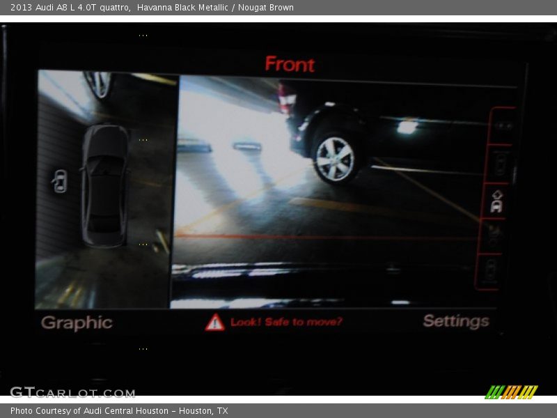 Havanna Black Metallic / Nougat Brown 2013 Audi A8 L 4.0T quattro