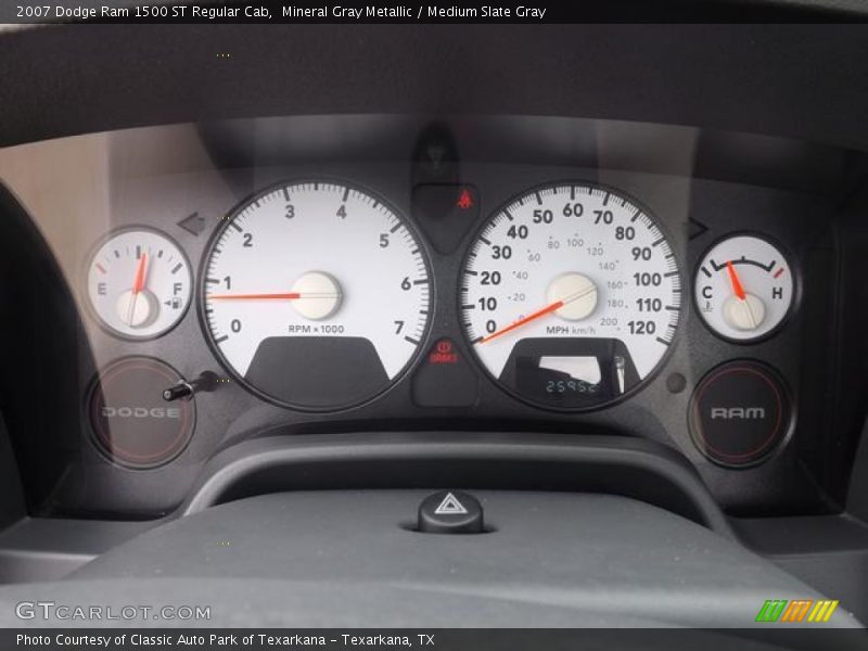 Mineral Gray Metallic / Medium Slate Gray 2007 Dodge Ram 1500 ST Regular Cab