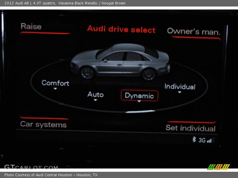 Havanna Black Metallic / Nougat Brown 2013 Audi A8 L 4.0T quattro