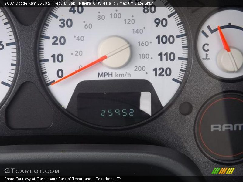 Mineral Gray Metallic / Medium Slate Gray 2007 Dodge Ram 1500 ST Regular Cab