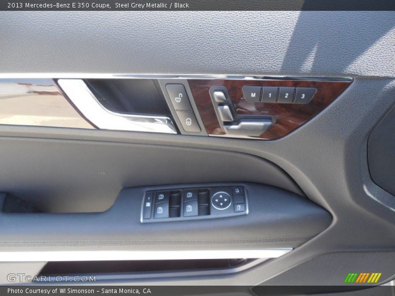 Steel Grey Metallic / Black 2013 Mercedes-Benz E 350 Coupe
