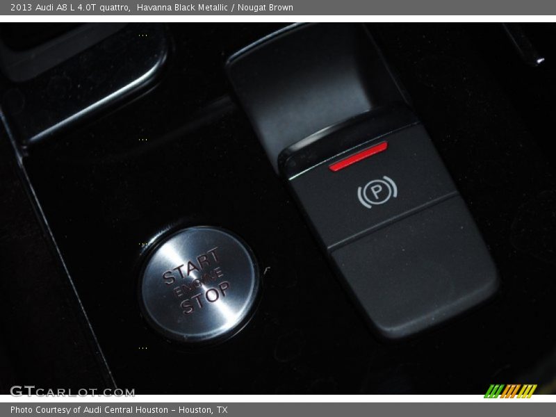 Havanna Black Metallic / Nougat Brown 2013 Audi A8 L 4.0T quattro