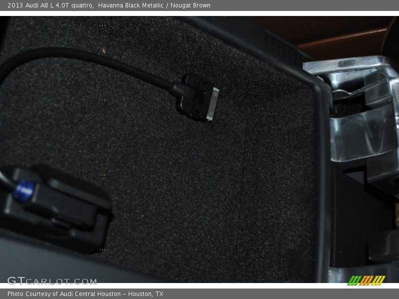 Havanna Black Metallic / Nougat Brown 2013 Audi A8 L 4.0T quattro