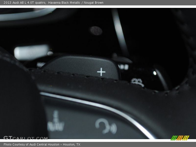 Havanna Black Metallic / Nougat Brown 2013 Audi A8 L 4.0T quattro