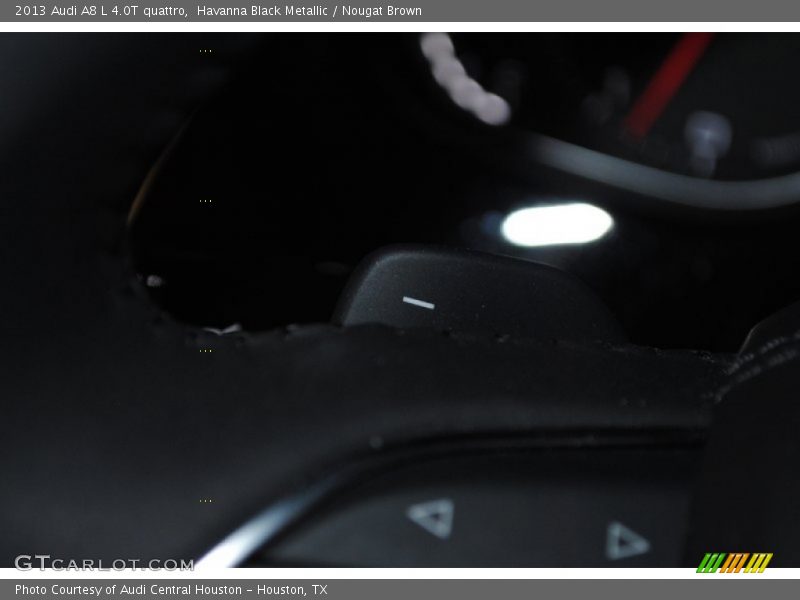 Havanna Black Metallic / Nougat Brown 2013 Audi A8 L 4.0T quattro
