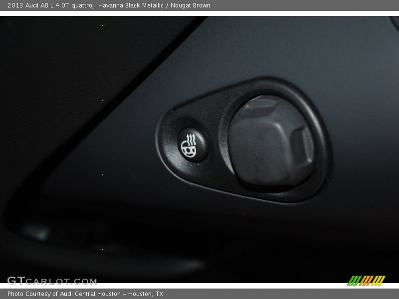 Havanna Black Metallic / Nougat Brown 2013 Audi A8 L 4.0T quattro