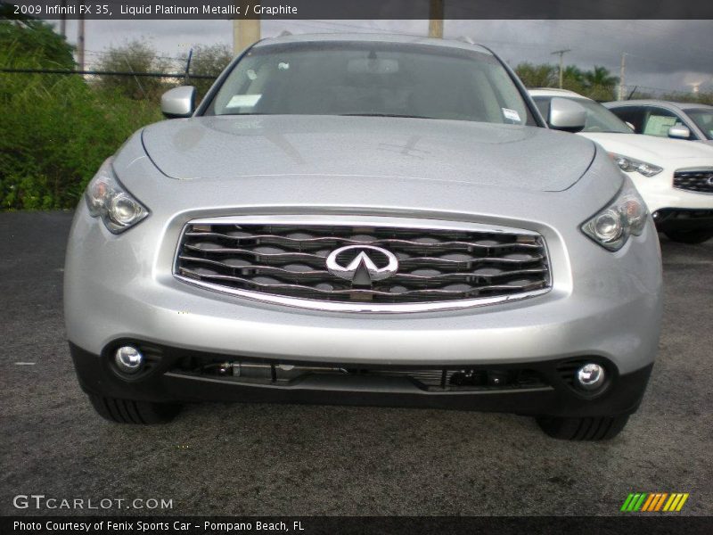 Liquid Platinum Metallic / Graphite 2009 Infiniti FX 35