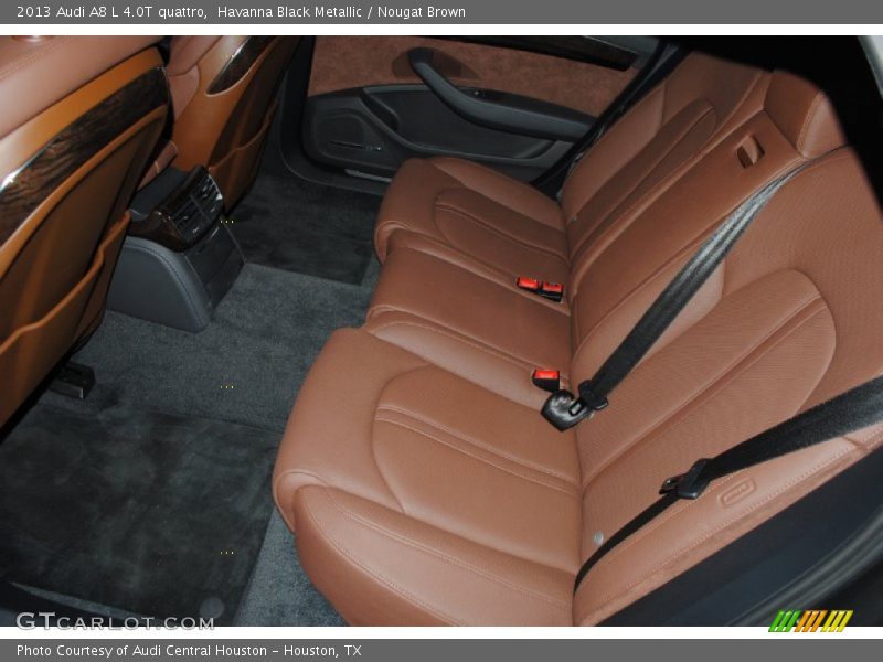 Havanna Black Metallic / Nougat Brown 2013 Audi A8 L 4.0T quattro