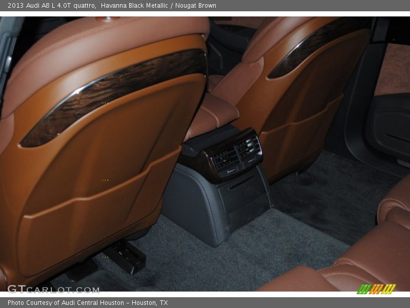 Havanna Black Metallic / Nougat Brown 2013 Audi A8 L 4.0T quattro
