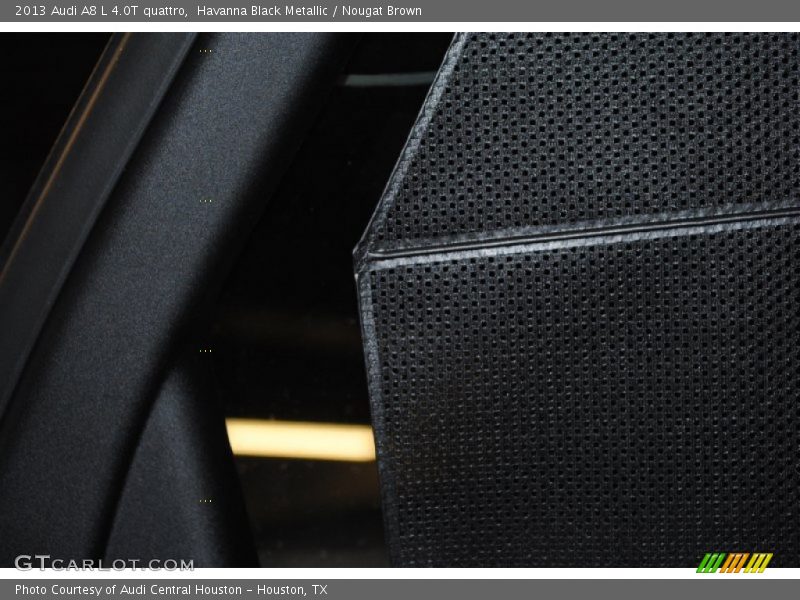 Havanna Black Metallic / Nougat Brown 2013 Audi A8 L 4.0T quattro