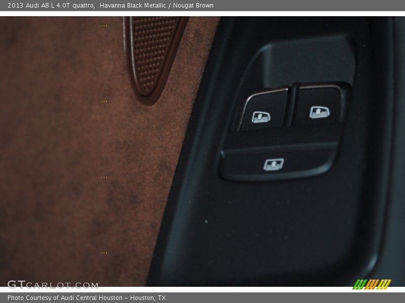 Havanna Black Metallic / Nougat Brown 2013 Audi A8 L 4.0T quattro