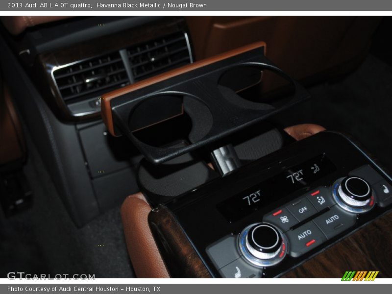 Havanna Black Metallic / Nougat Brown 2013 Audi A8 L 4.0T quattro