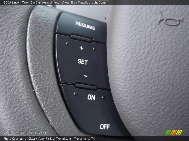 Controls of 2009 Town Car Signature Limited
