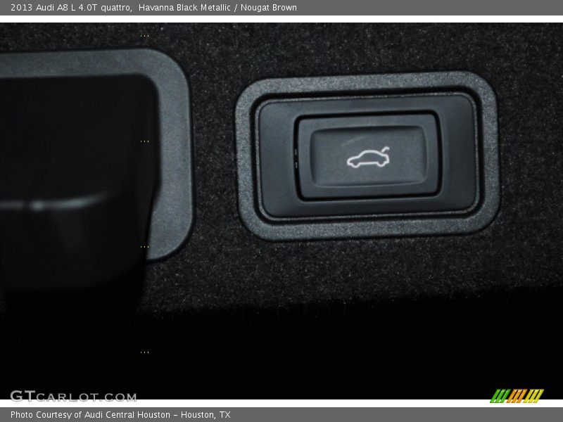 Havanna Black Metallic / Nougat Brown 2013 Audi A8 L 4.0T quattro