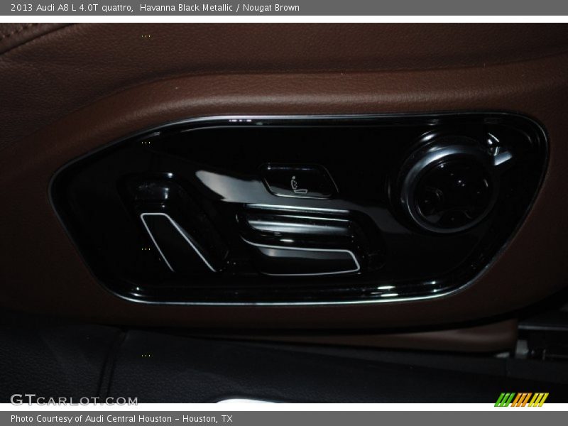 Havanna Black Metallic / Nougat Brown 2013 Audi A8 L 4.0T quattro