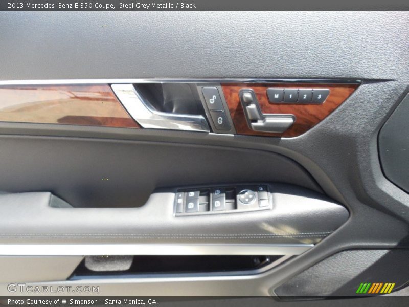 Steel Grey Metallic / Black 2013 Mercedes-Benz E 350 Coupe