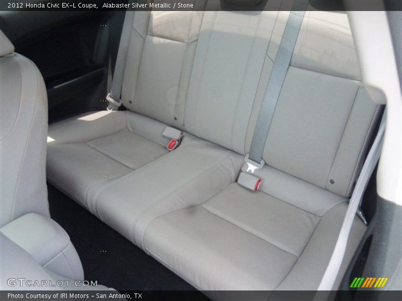 Alabaster Silver Metallic / Stone 2012 Honda Civic EX-L Coupe