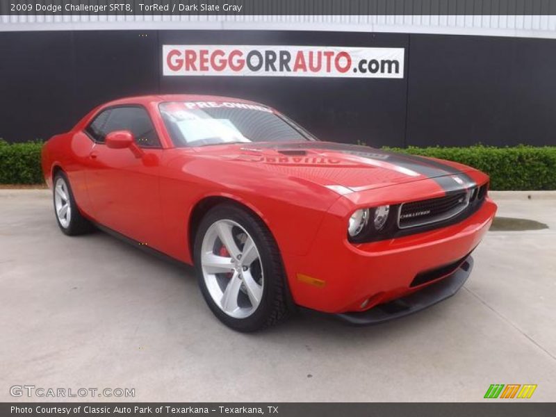 TorRed / Dark Slate Gray 2009 Dodge Challenger SRT8